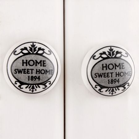 Sweet Home 1894 Flat Ceramic Drawer Knob